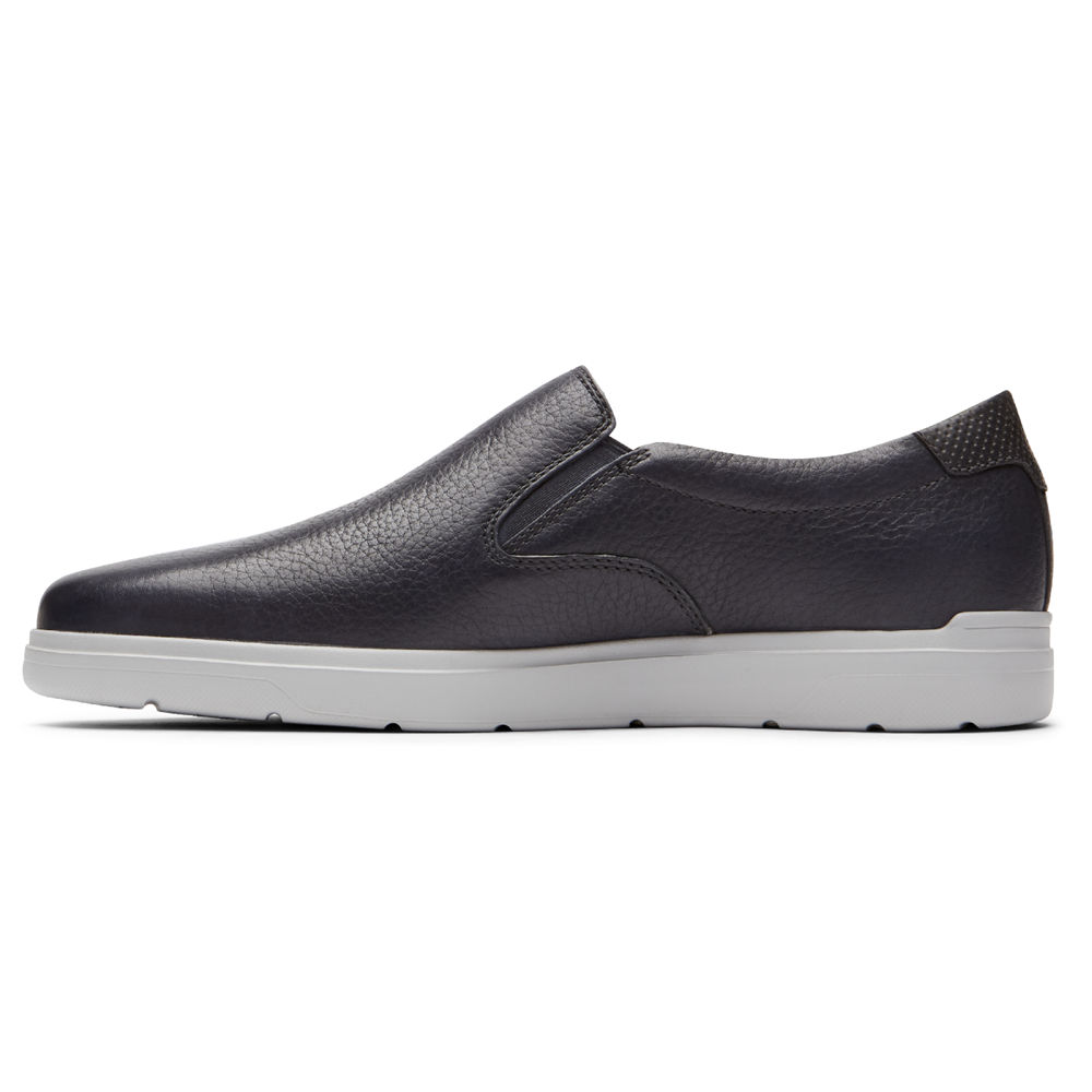 Rockport Joggesko Herre Svart - Total Motion Lite Slip-On - YBVL49763